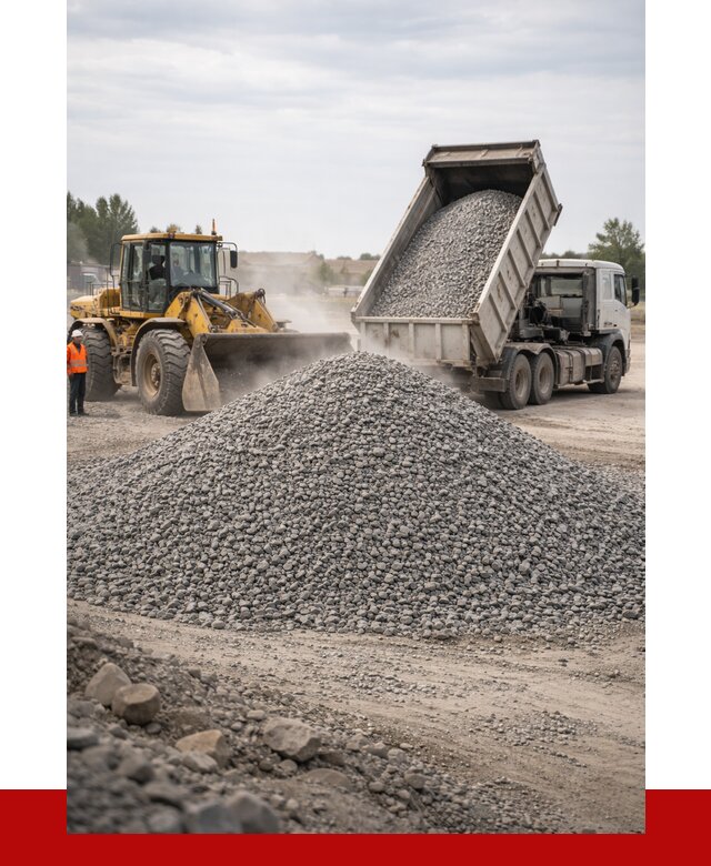 Купить щебень с доставкой в Кронштадте от 2609 руб. | ПРОНЕРУДКрн