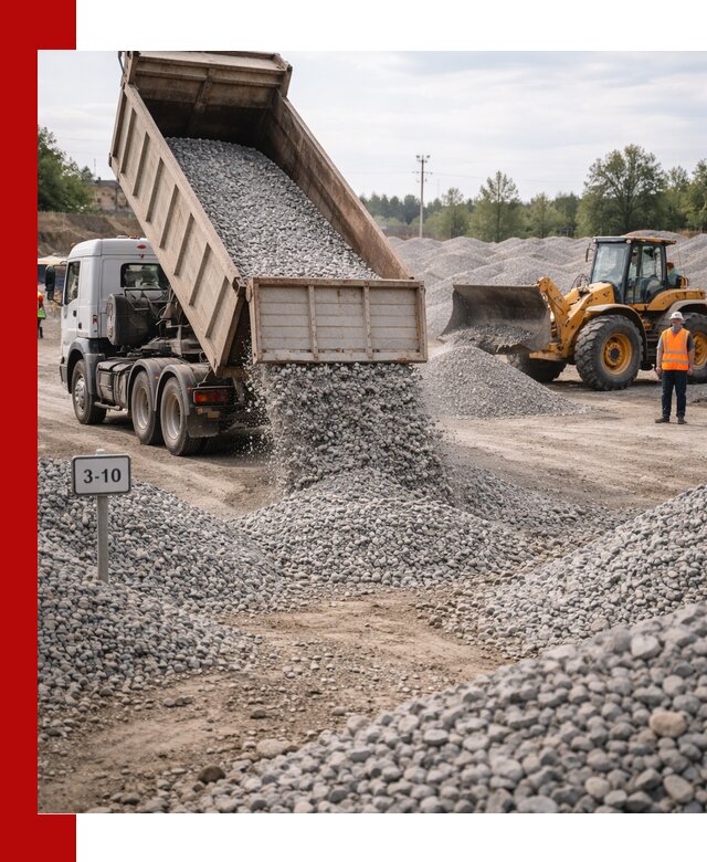 Гранитный щебень фракции 3–10: доставка и продажа в Кронштадте