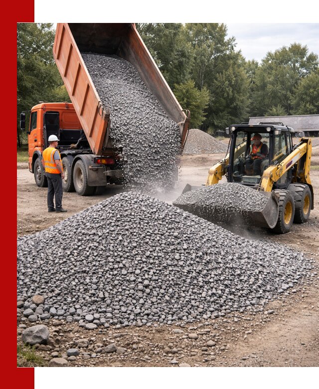 Купить гранитный щебень фракции 5–10 в Кронштадте с доставкой