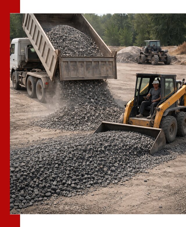 Гранитный щебень фракция 40-70 с доставкой в Кронштадте