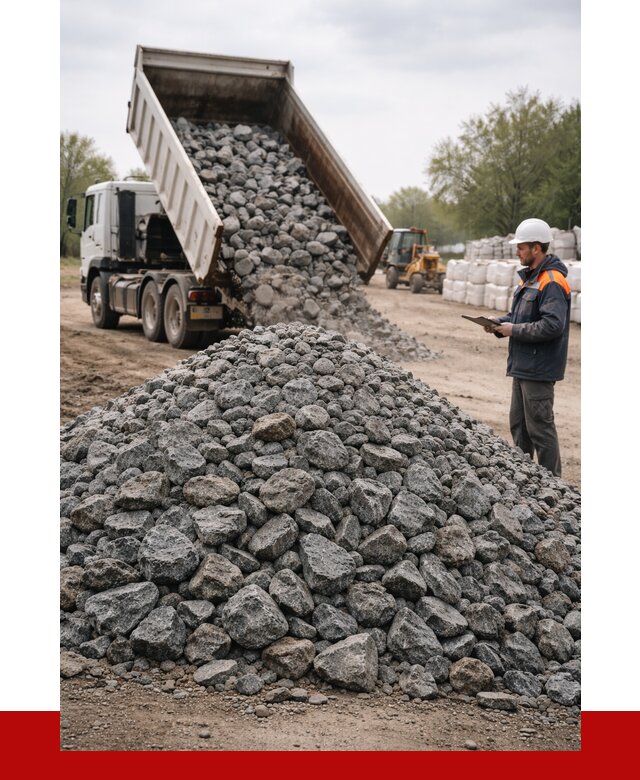 Гранитный щебень фракция 100-200 в Кронштадте от 4382 р. ПРОНЕРУДКрн