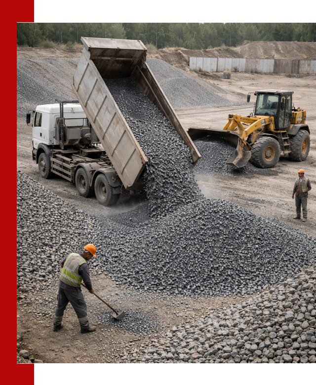 Щебень габбро-диабаз фр. 5-20 с доставкой в Кронштадте