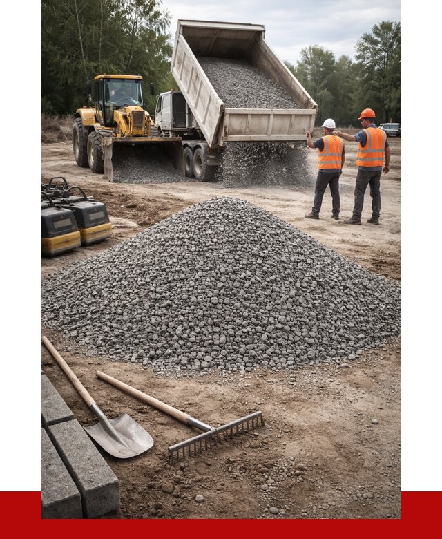 Гравийный щебень купить в Кронштадте от 2295 р. ПРОНЕРУДКрн