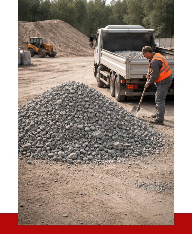 Гравийный щебень фракция 5-10 в Кронштадте от 2295 р. | ПРОНЕРУДКрн