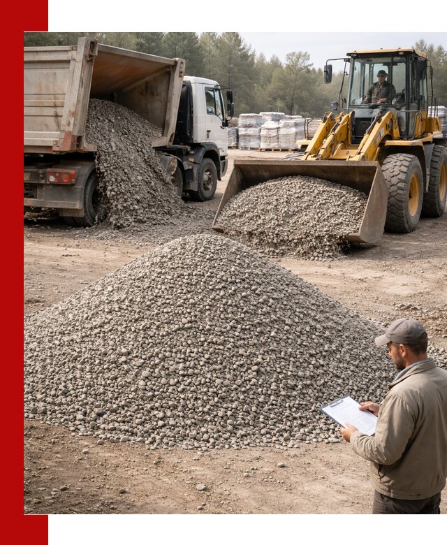 Гравийный щебень фракция 5–10 с доставкой в Кронштадте
