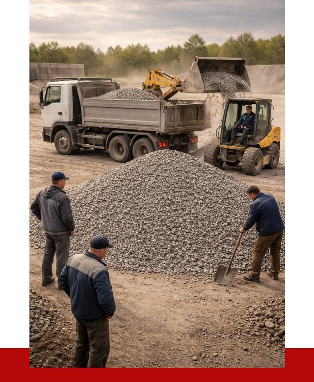 Гравийный щебень фракция 5-20 в Кронштадте от 2504 р. ПРОНЕРУДКрн