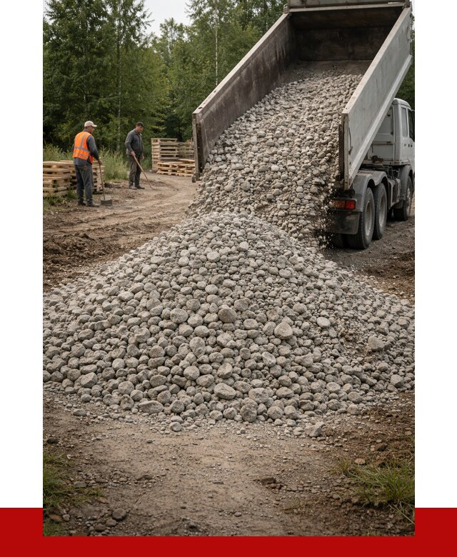 гравийный щебень фракция 70-120 в Кронштадте от 2556 р. ПРОНЕРУДКрн