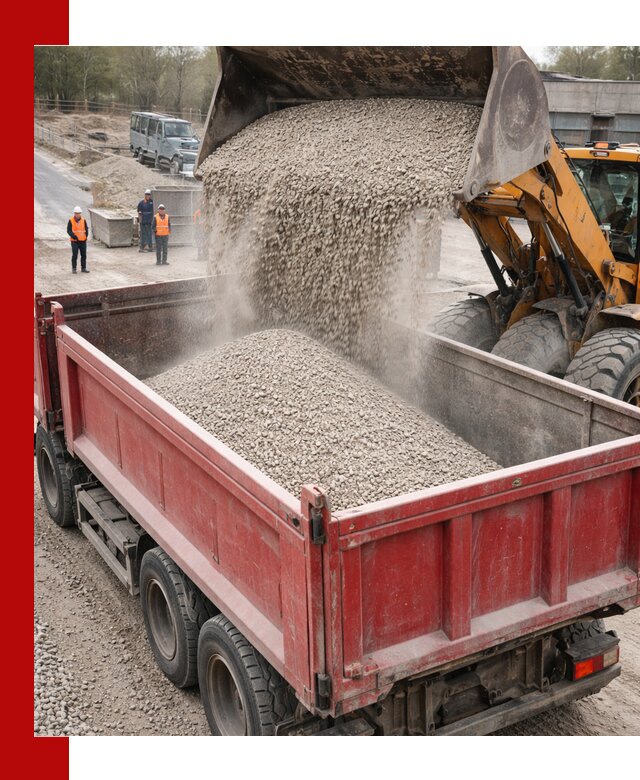 Купить известняковый щебень фракции 0-5 с доставкой в Кронштадте