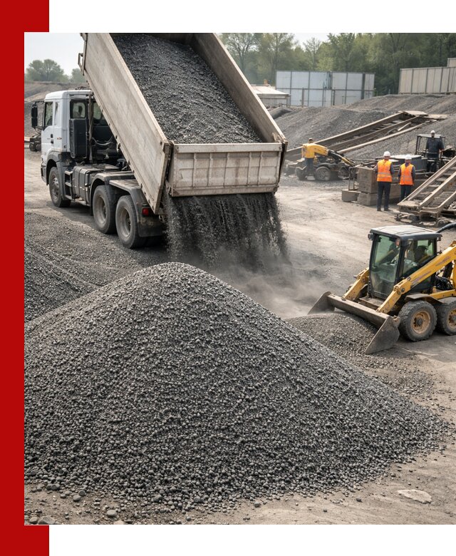 Вторичный щебень фракция 0–5 с доставкой в Кронштадте
