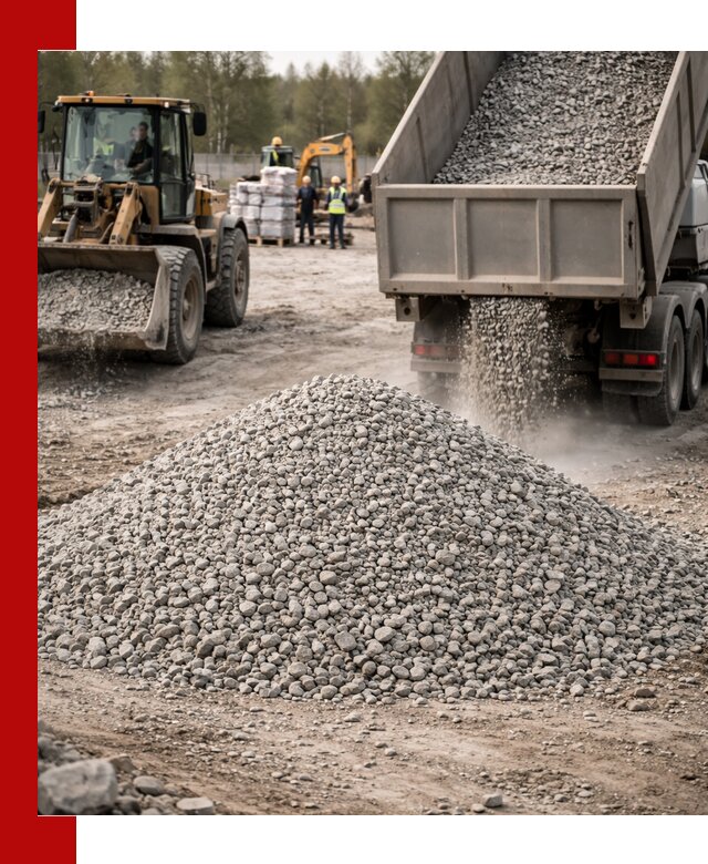 Вторичный щебень фракции 5-20 в Кронштадте — доставка и продажа крупнотоннажно