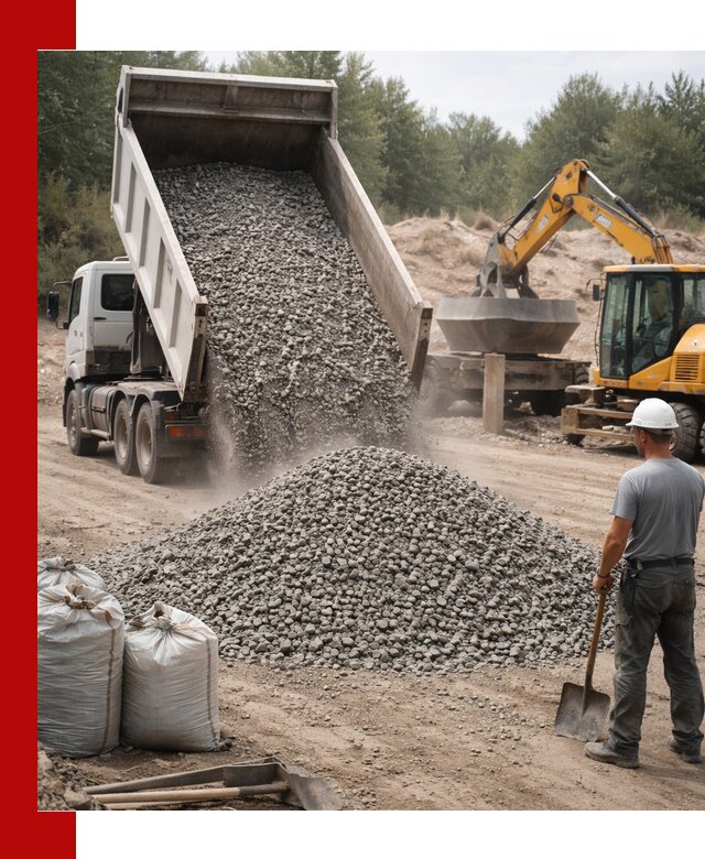 Доставка и продажа бетонного щебня в Кронштадте