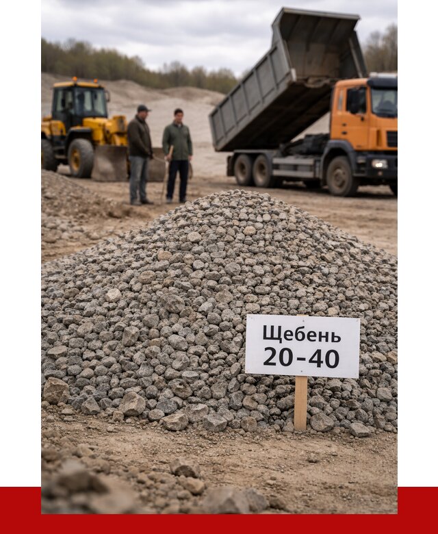 Бетонный щебень фракция 20-40 в Кронштадте от 2556 р. | ПРОНЕРУДКрн