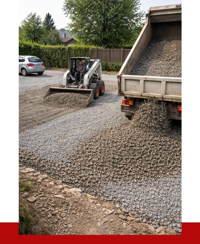 Щебень для парковки в Кронштадте с доставкой от 1252 р.| ПРОНЕРУДКрн