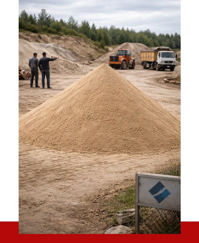 Карьерный песок навалом в Кронштадте от 1878 р. | ПРОНЕРУДКрн