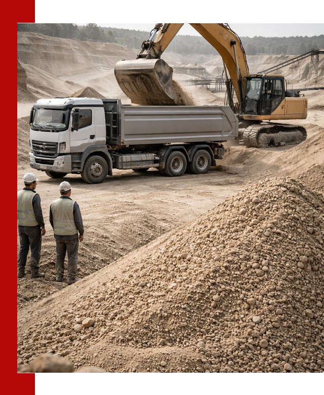 Карьерный крупнозернистый песок с доставкой в Кронштадте