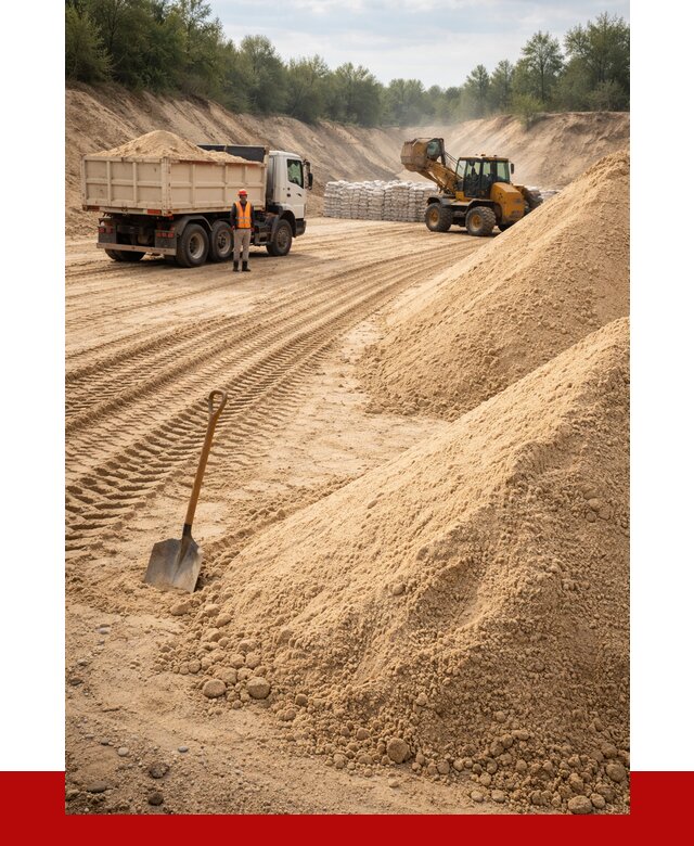 Карьерный песок мелкозернистый в Кронштадте от 9391 р. | ПРОНЕРУДКрн