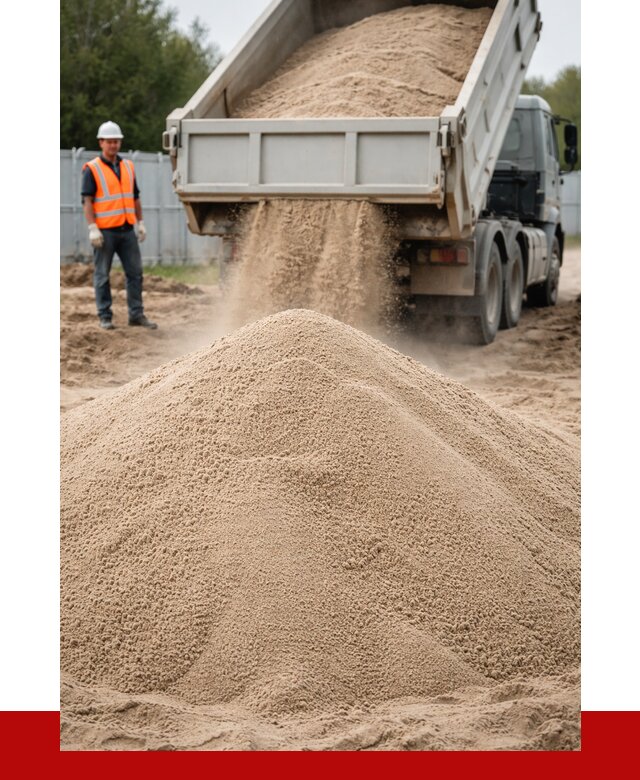 Купить сеяный песок с доставкой в Кронштадте от 2295 р ПРОНЕРУДКрн