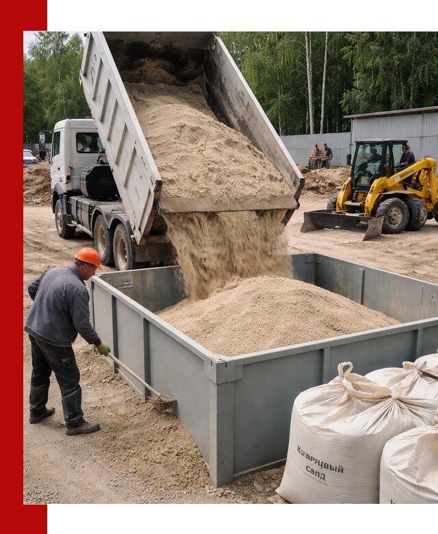 Кварцевый песок для фильтра в Кронштадте — доставка и качество