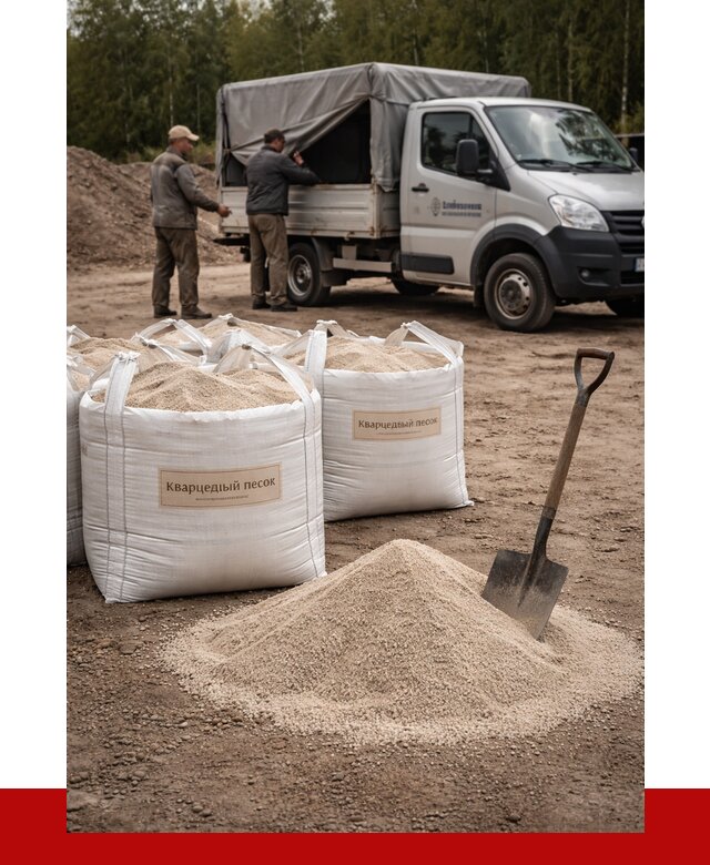 Кварцевый песок для пескоструя в Кронштадте от 4695 р. | ПРОНЕРУДКрн