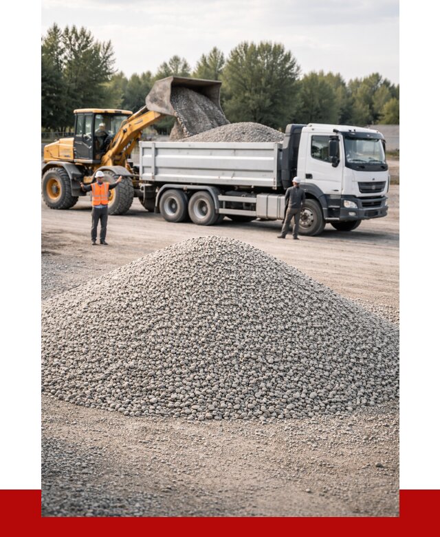 Купить мытый гравий в Кронштадте от 3652 р, доставка ПРОНЕРУДКрн