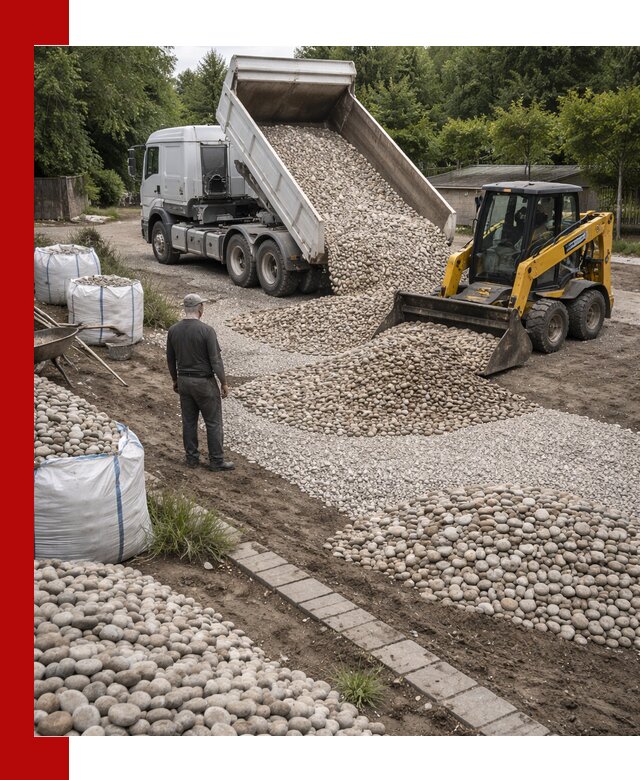 Доставка морской гальки оптом и в розницу в Кронштадте
