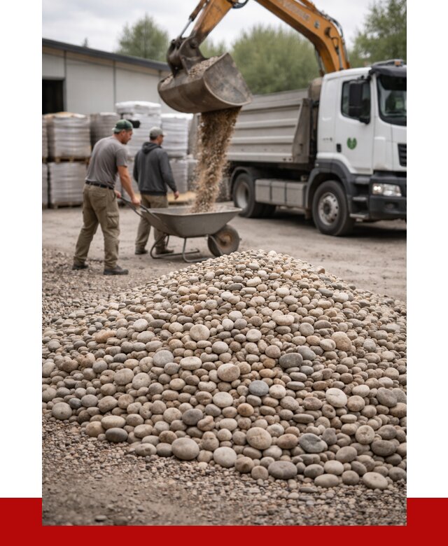 Галька декоративная в Кронштадте от 3339 р. за куб | ПРОНЕРУДКрн