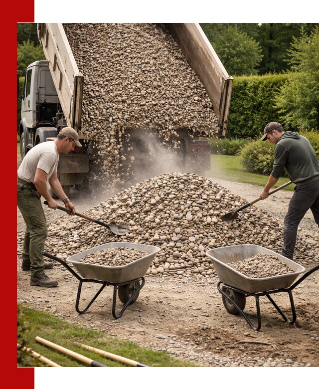 Доставка и продажа декоративной гальки в Кронштадте