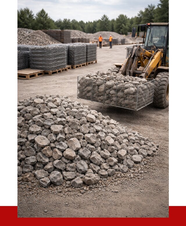 Камень для габионов фракция 70-150 в Кронштадте от 4382 р. | ПРОНЕРУДКрн