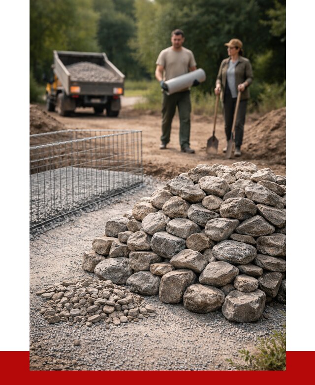 Камень для габионов фракция 100-200 в Кронштадте от 5008 р. | ПРОНЕРУДКрн