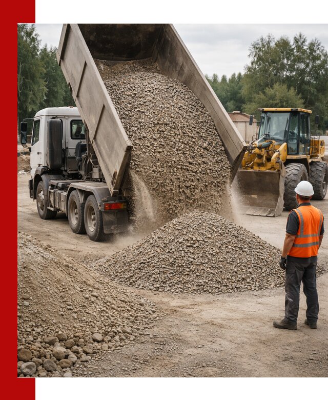 Доставка щпс в Кронштадте — щебеночно-песчаная смесь под заборы и дорожки