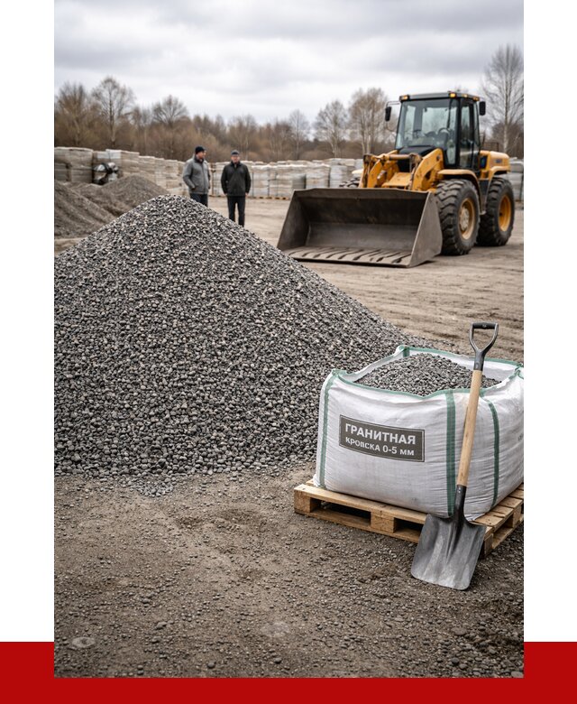 Купить гранитную крошку в Кронштадте от 5008 р. с доставкой | ПРОНЕРУДКрн