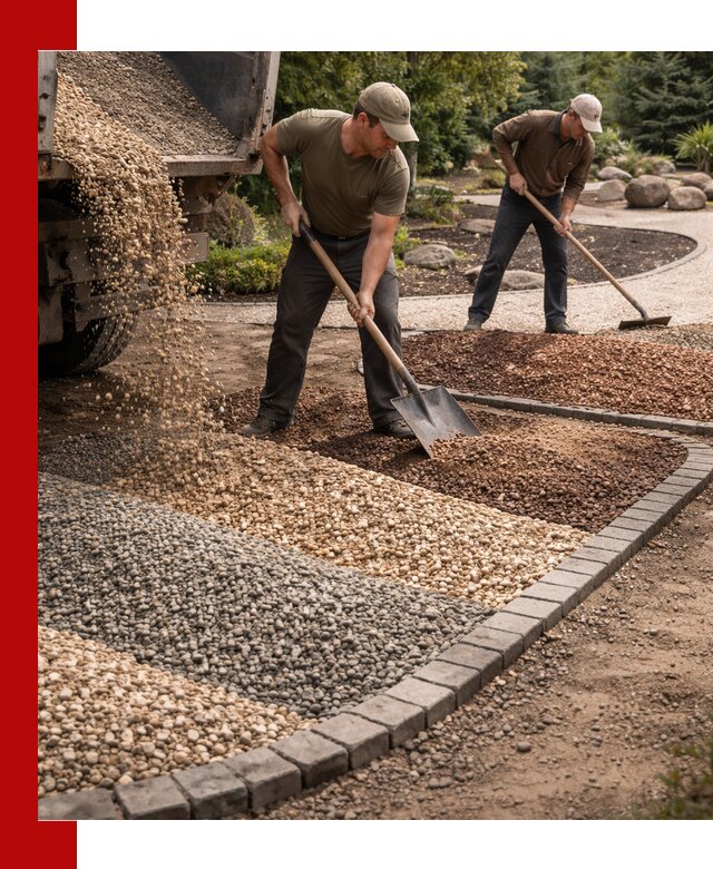 Декоративная крошка для ландшафта в Кронштадте — продажа и доставка