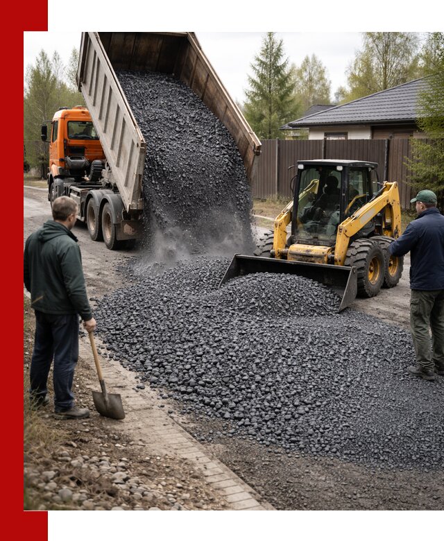 Крошка габбро с доставкой в Кронштадте для строительных работ