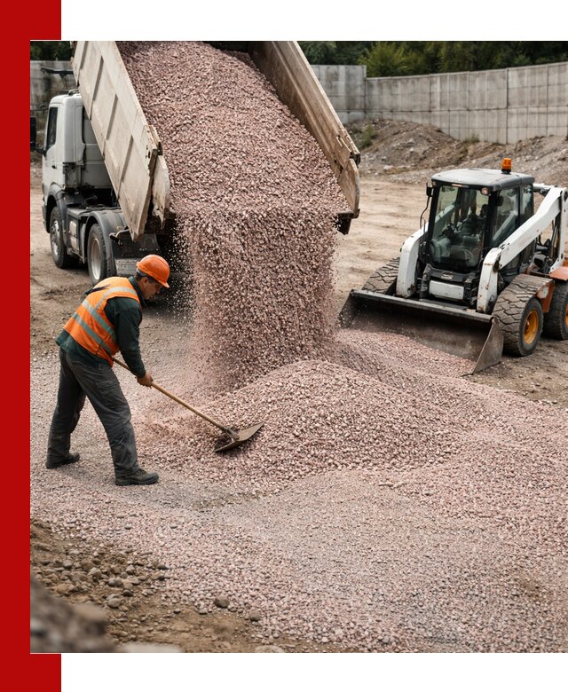 Крошка розовый гранит с доставкой в Кронштадте от производителя