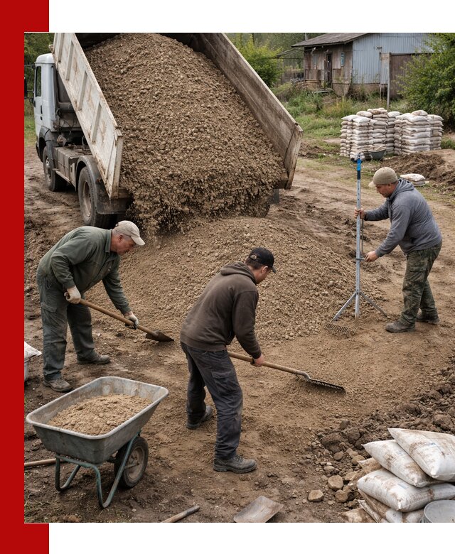 Керамзитовый песок с доставкой в Кронштадте оптом и в розницу