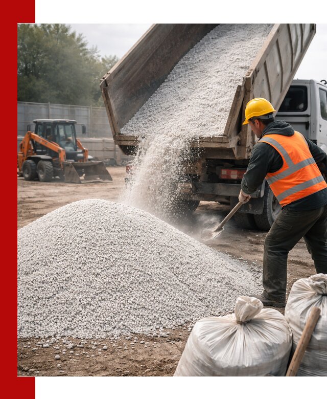 Доставка перлита вспученного в Кронштадте оптом и в розницу