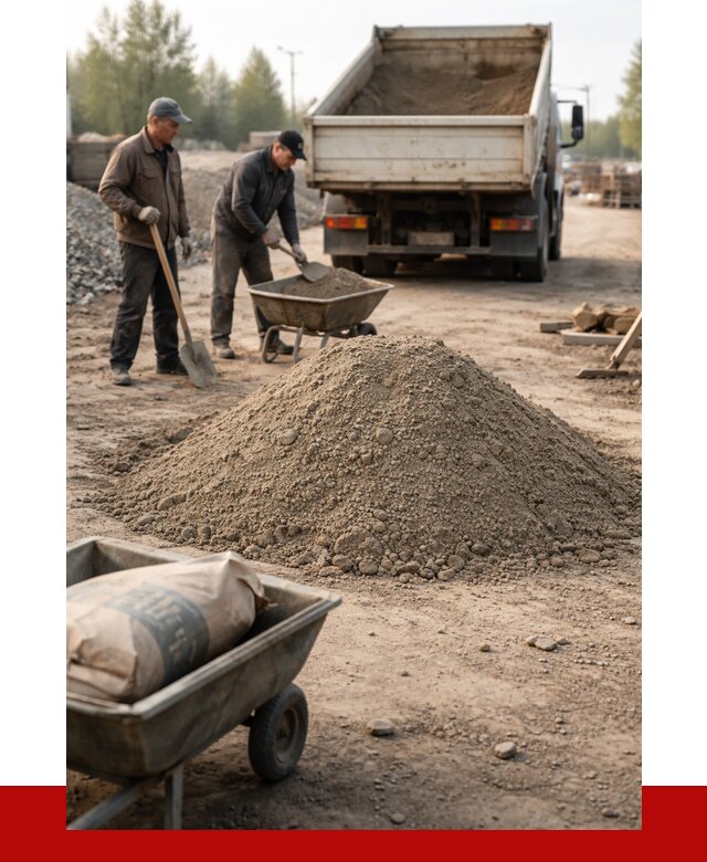 Цементно-песчаная смесь М150 в Кронштадте от 4904 р. | ПРОНЕРУДКрн