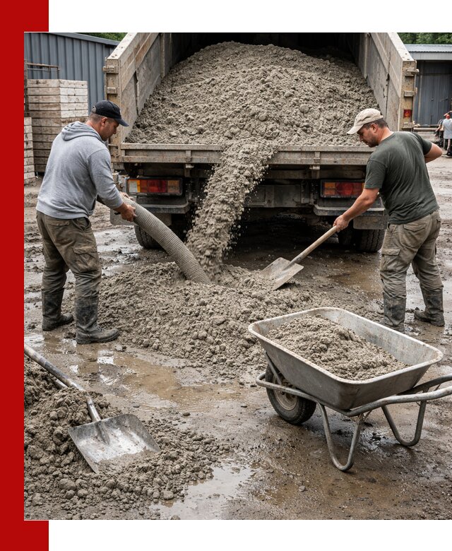 Цементно-песчаная смесь М150 доставка в Кронштадте