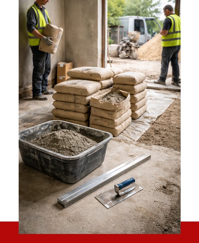 Купить сухую смесь для стяжки в Кронштадте от 4695 р. | ПРОНЕРУДКрн