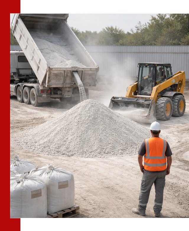 Доставка и продажа известняковой муки в Кронштадте