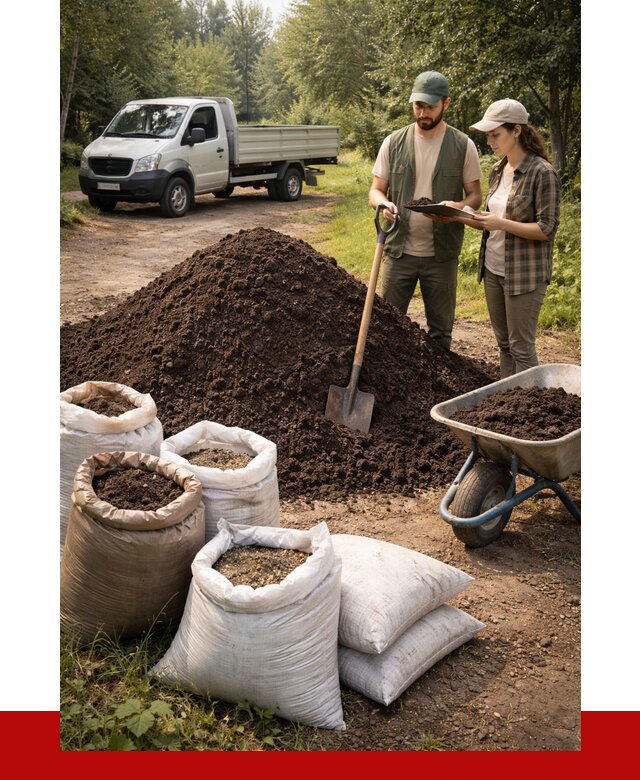 Купить грунт с доставкой в Кронштадте от 4695 р. за м3 | ПРОНЕРУДКрн