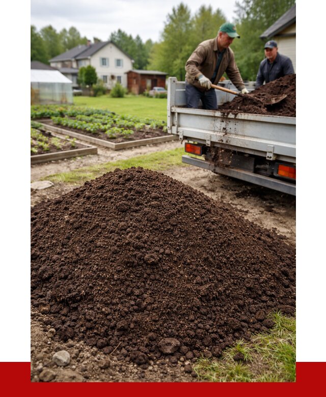 Плодородный грунт в Кронштадте с доставкой от 4382 р. | ПРОНЕРУДКрн