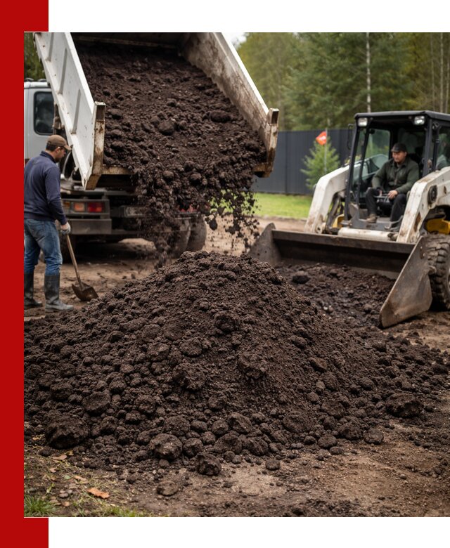 Плодородный грунт с доставкой в Кронштадте для садов и огородов