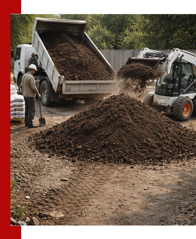 Доставка растительного грунта в Кронштадте от производителя оптом и в розницу