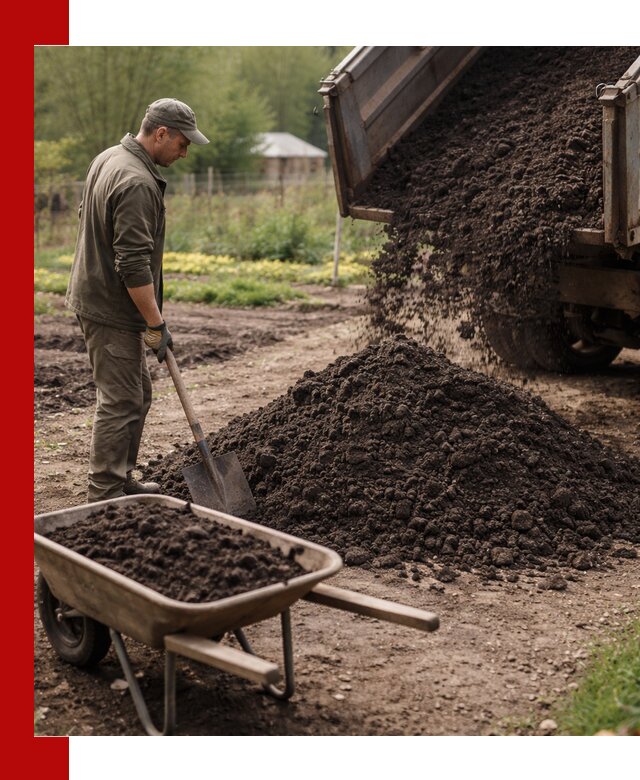 Доставка качественной земли для огорода в Кронштадте