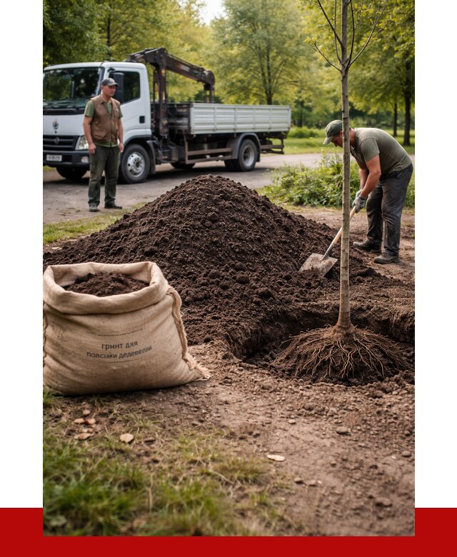 Грунт для посадки деревьев в Кронштадте от 1252 р. | ПРОНЕРУДКрн