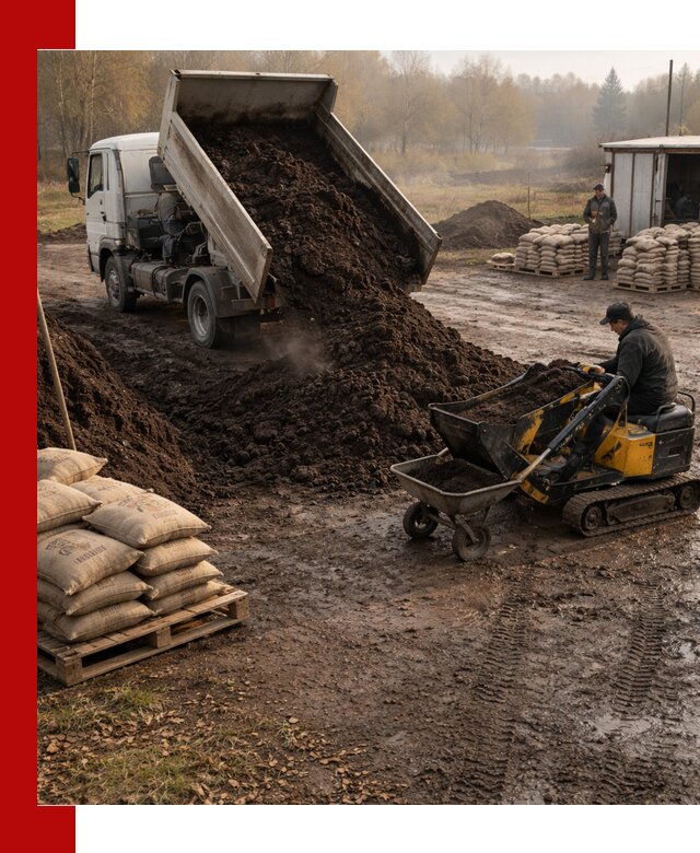 Кислый торф в доставке по выгодным ценам в Кронштадте