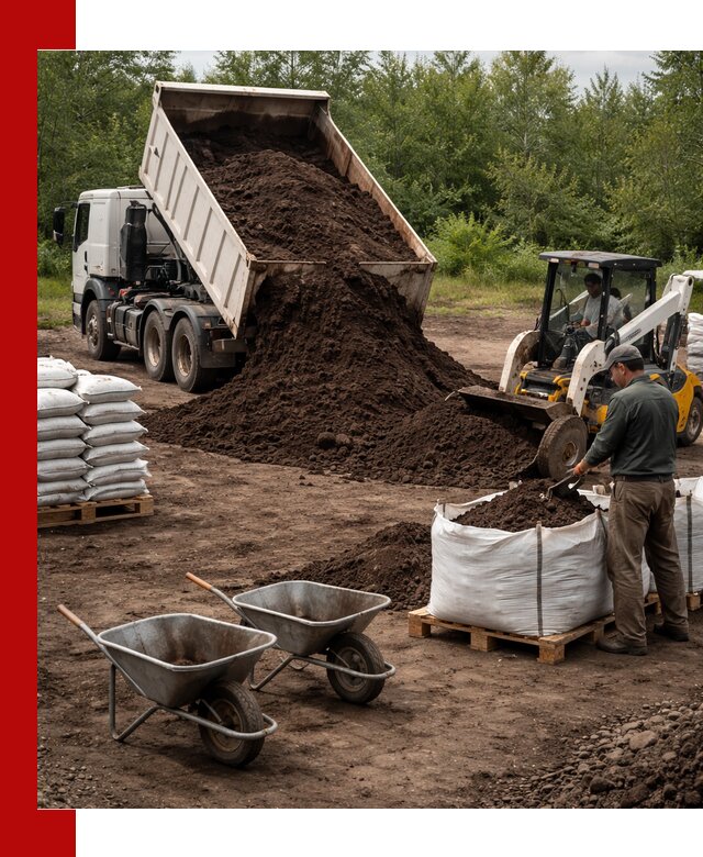 Доставка и продажа торфогрунта в Кронштадте оптом и в розницу