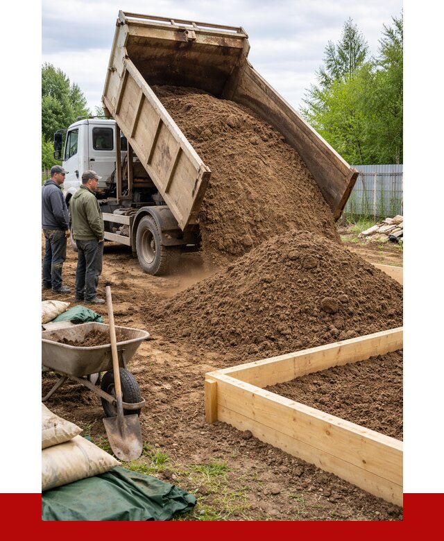 Торфо песчаная смесь в Кронштадте с доставкой от 1930 р. | ПРОНЕРУДКрн