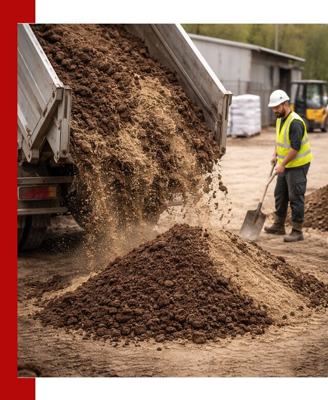 Доставка торфо-песчаной смеси в Кронштадте для строительства и озеленения
